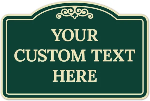 Vista 8 de Letrero decorativo personalizado, letrero de metal personalizado para negocios, entrada, hogar, Airbnb, placa de puerta de oficina, fondo negro, 8 x