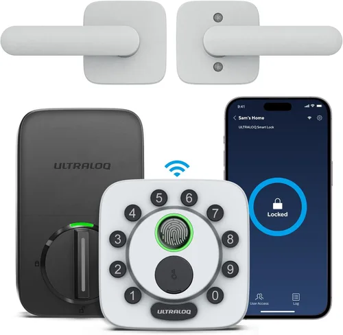 Vista 11 de ULTRALOQ Bolt SE Wi-Fi Smart Lock, materia sobre hilo, acceso remoto a la Negro