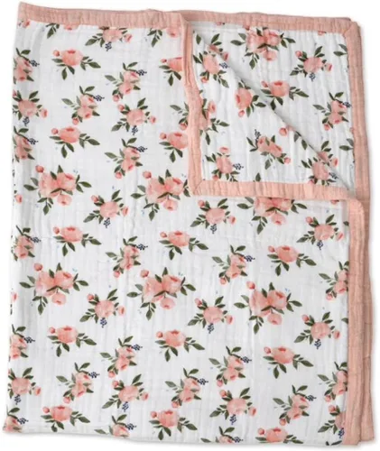 Vista 22 de Little Unicorn Manta de recepción para recién nacidos Ultra suave, tela de muselina multicapa Regalo para recién nacidos y para llevar
