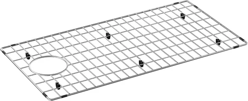 Vista 10 de Rejilla de fregadero grande, protector de fregadero para fregadero de cocina, 18-1/8 pulgadas de largo x 13-3/8 pulgadas de ancho, rejilla