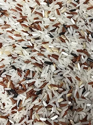 Vista 4 de Thyme & Seasons Mezcla de arroz morado - Negro, Cargo, jazmín y arroz dulce - 5 libras.