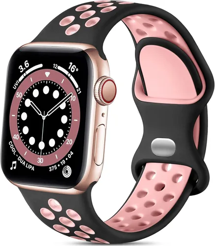 Vista 29 de Lerobo - Bandas deportivas compatibles con Apple Watch Band de 40 mm, 41 mm, 38 mm y 42 mm para Series 11, 10 para mujeres y hombres, suaves bandas