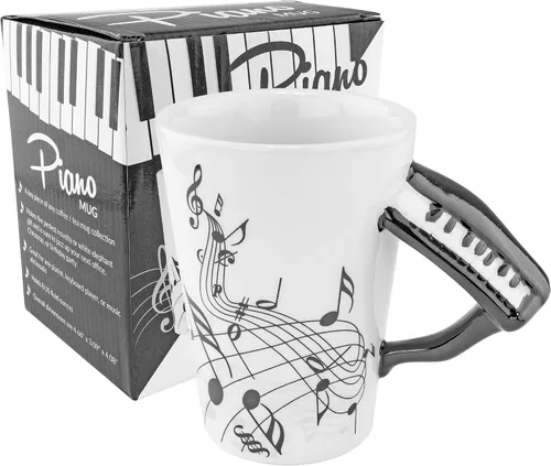 Vista 7 de Taza de clarinete con diseño de Fairly Odd Novelties - Café y té musical, divertido regalo