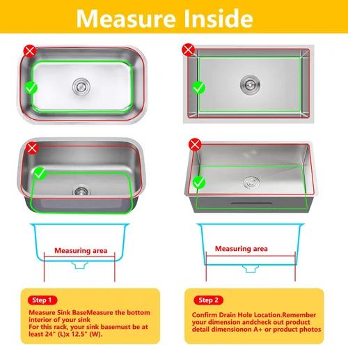 Vista 39 de Protectores de fregadero de cocina de 12 x 11 y 13 x 11 pulgadas, protectores de silicona para fregadero de cocina para la parte inferior del Gris