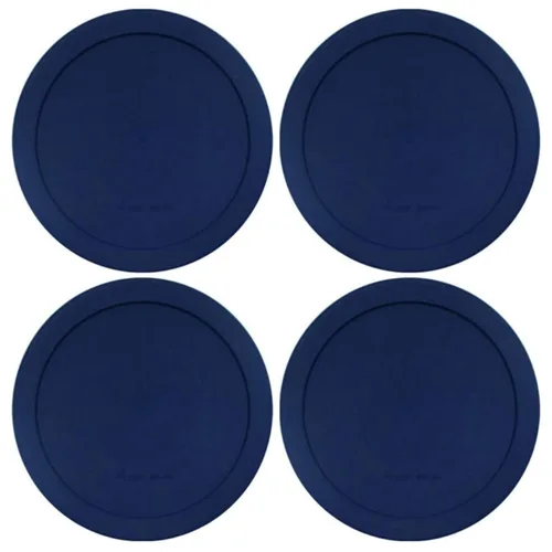 Vista 8 de Wood Grip - Tapas de repuesto compatibles con recipientes de vidrio Pyrex - Tapas duraderas a prueba de fugas - Se adapta a cuencos redondos