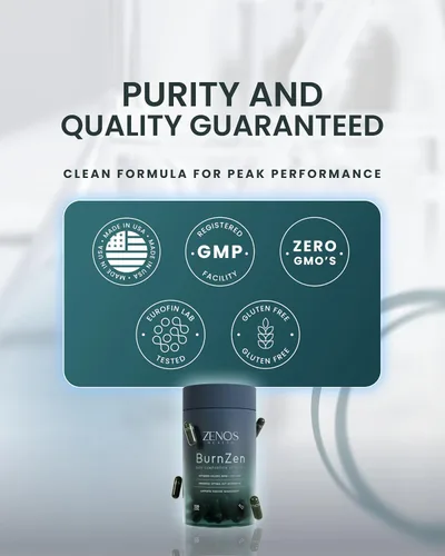 Vista 6 de Zenos Health BurnZen - Potente suplemento de pérdida de peso Supresor del apetito para perder peso Potenciador del metabolismo Quemador