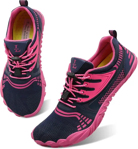 Vista 3 de L-RUN Athletic Water Hiking Shoes Beach Sports Shoes for Swim Toe Shoes Women Men