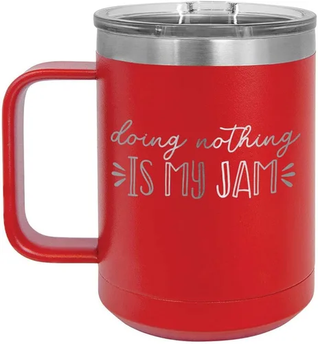 Vista 6 de Taza de café con tapa superior deslizante, con aislamiento de viaje, ideal para regalo de cumpleaños o Navidad de mujeres o hombres Compare