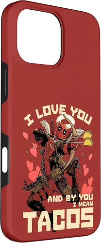 Vista 43 de Marvel Deadpool I Love You and by You I Mean Tacos - Carcasa para iPhone 17