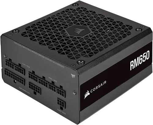 Vista 8 de CORSAIR Serie RM (2021), RM650, Fuente de alimentación totalmente modular Blanco