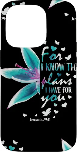 Vista 17 de Bible Verse Phone Cases Christian Gifts Women Jeremiah 29 11 Case for iPhone 17