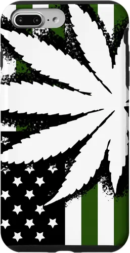 Vista 12 de American Weed Flag 4:20 Cannabis Pot Marijuana Stoner Gift Case for iPhone 17