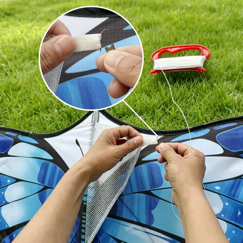 Vista 8 de Xida Butterfly Kite for Kids & Adults Easy to Fly, Ages 4-8 8-12, Large Kite with 300ft Handle, Perfect for Beach Trips