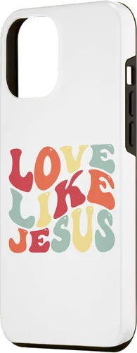 Vista 2 de Funda bíblica cristiana para iPhone 12 Pro Max Love Like Jesus