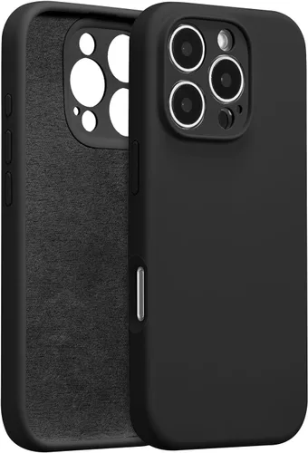 Vista 55 de Funda de silicona para iPhone Air, con [protección completa de la cámara] [forro de microfibra suave antiarañazos], funda de silicona líquida ultra