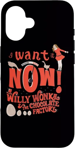 Vista 32 de Willy Wonka Carcasa para iPhone 17 y The Chocolate Factory I Want It Now