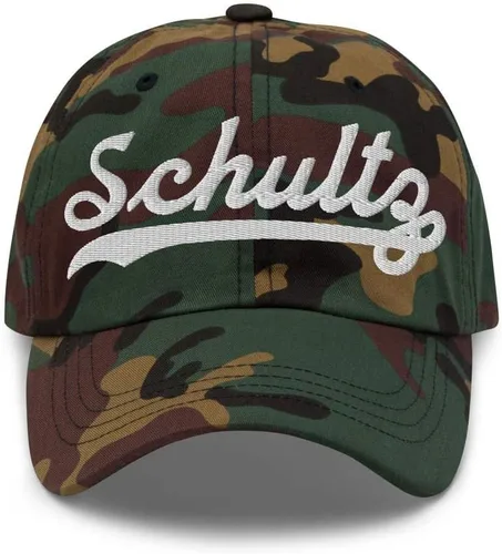 Vista 12 de Schultz Hat Schultz - Gorra de béisbol personalizada con apellido, gorra de apellido de familia, regalo unisex ajustable Black