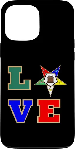 Vista 24 de OES Love Sister Order of the Eastern Star Parents' Christmas Case for iPhone 16