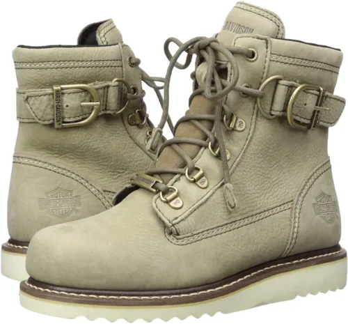 Vista 7 de Harley-Davidson D84468 - Botas de motocicleta para mujer Marconi de 6.0in, color negro o arena