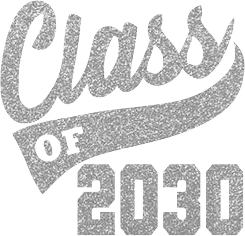 Vista 10 de Adhesivo de graduación para planchar, calcomanía para camisa de clase de 2030, parche de graduación HTV para graduados, color de tamaño de selección