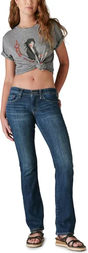 Vista 6 de Lucky Brand Jeans de tiro medio Easy Rider Bootcut para mujer