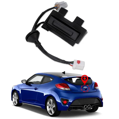 Vista 11 de Yinlowa 25380-3JA0B - Botón de maletero para Nissan Pathfinder 2013-2020 Interruptor de liberación de puerta trasera exterior para modelos