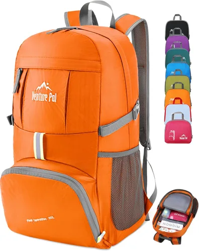 Vista 27 de Venture Pal 35L Ultraligero Ligero Plegable Plegable Viaje Camping Senderismo Deportes al aire libre Mochila Daypack