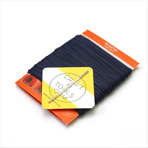 Vista 10 de Amber Glow RITZA 25 Tiger Thread for Leather Craft Hilo de tigre encerado Poliéster de 0.047 in
