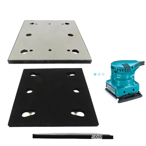 Vista 3 de Almohadilla lijadora para lijadora Makita BO4556 de 1/4 hojas que sustituye a Makita 158324-9-SPD17 BO4556 BO4557 BO4558 BO4565 (1 paquete)