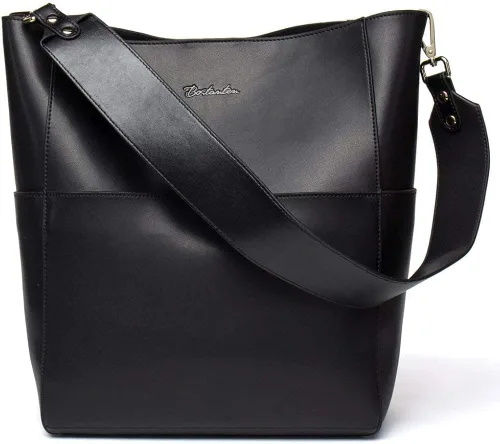 Vista 2 de BOSTANTEN - Bolsos de piel para mujer, con cierre RFID, cierre de cremallera, tarjetero para teléfono