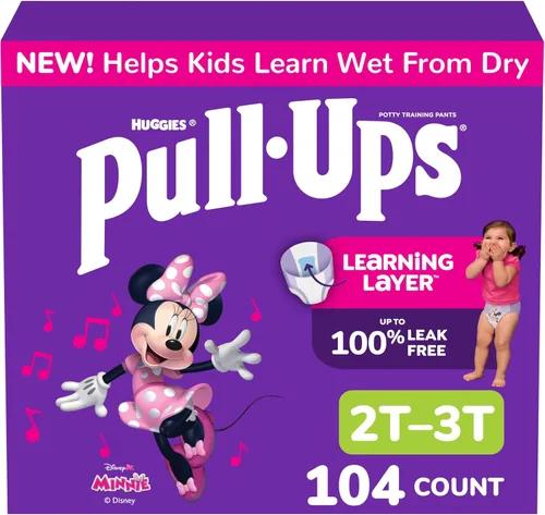 Vista 18 de Pull-Ups Pantalones de entrenamiento para ir al baño para niñas, Talla 2T-3T Ropa interior de entrenamiento (16-34 libras), 23