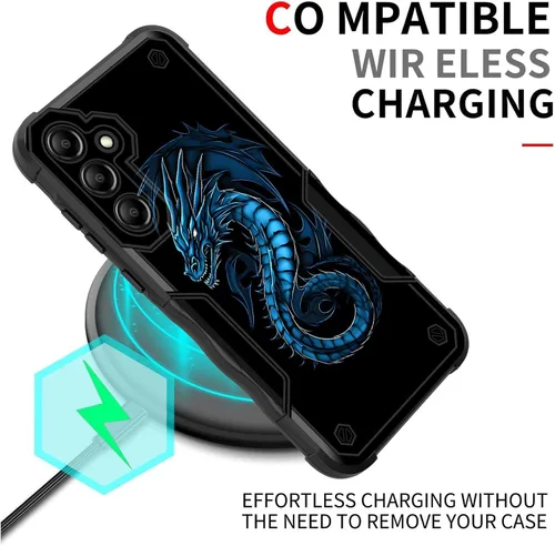 Vista 21 de Funda para Galaxy A14 5G, [Doble Capa][Protección contra Caídas de Grado Militar de 10 Pies] [Antideslizante] Funda Resistente a Prueba de Golpes
