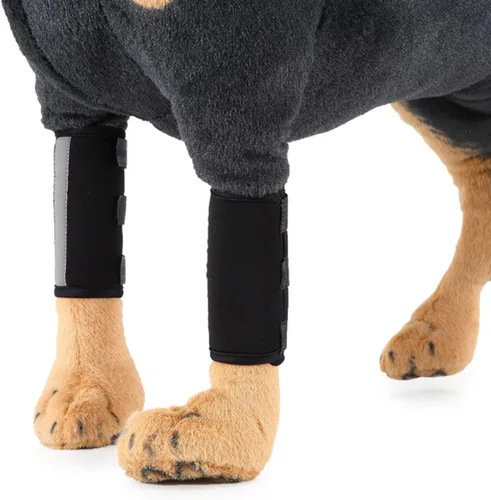 Vista 2 de 2 fundas de recuperación para callos de codo de perro, presión y dislocación de hombros para perro, protector de codo de perro
