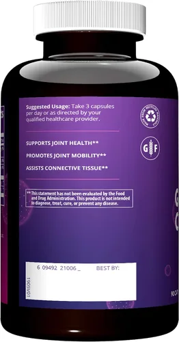 Vista 2 de MRM - Glucosamina 1500mg/sulfato de condroitina 1200 mg 90 cápsulas Triple Strength Support Supplement for Cartilage Health, Mobility, and Adult