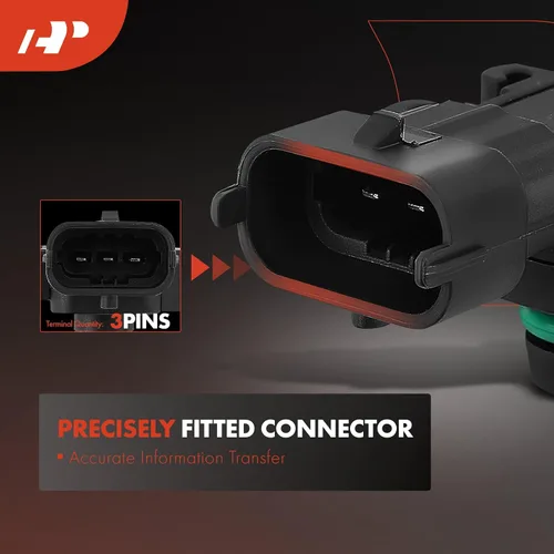 Vista 6 de A-Premium MAP - Sensor de presión absoluta del colector compatible con Buick, Cadillac, Chevy, GMC - Envision, Regal, Camaro, Equinox, Express