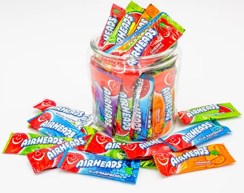 Vista 3 de Mini Bars Assorted 1 lb – Bulk, Chewy Fruit Taffy, Gluten Free, Individually Wrapped (40 Pieces)