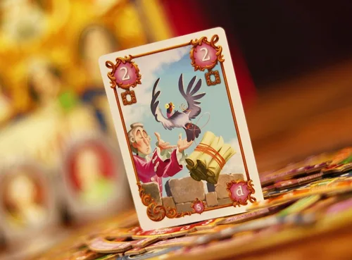 Vista 8 de IELLO: para The King (and Me), juego de mesa de estrategia, un tema cómico que le encantará a toda la familia, mecánica de subastas y colecciones