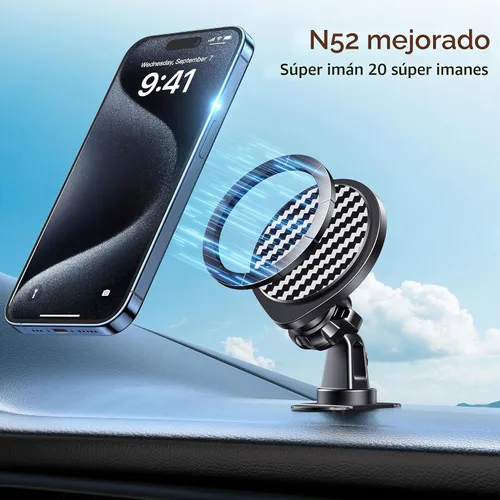 Vista 5 de Magsafe - Soporte de coche [imanes fuertes] Soporte magnético para teléfono para salpicadero de ventilación de automóvil [manos libres] Soporte