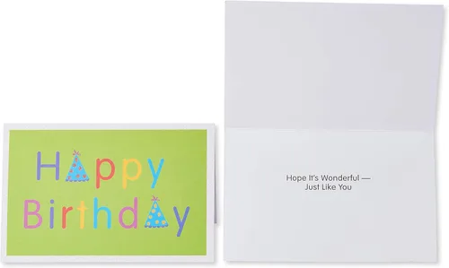 Vista 5 de American Greetings Tarjetas de cumpleaños para niños, brillantes y atrevidas (12 unidades)