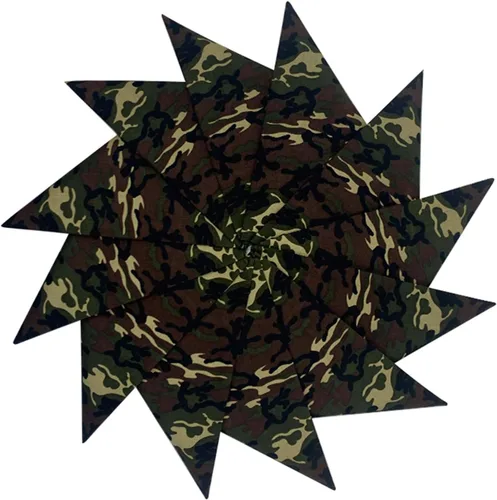 Vista 11 de Junvena Bandanas de algodón, 12 paquetes de 22 x 22 pulgadas, pañuelo unisex impreso de doble cara