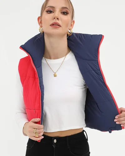 Vista 51 de Xeoxarel Chaleco acolchado corto con bolsillos para mujer (XS-XXL)