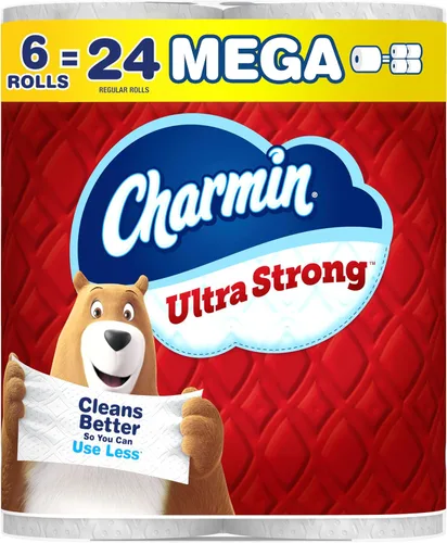 Vista 18 de Charmin Ultra Strong - Papel higiénico, Mega rollo, 18 rollos de 286 hojas por rollo