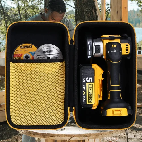 Vista 8 de khanka Estuche de transporte duro de repuesto para DEWALT 20V MAX 3 en 1 herramienta de corte sin escobillas (DCS438B), solo funda