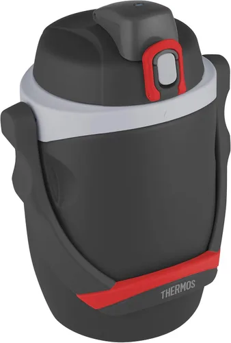 Vista 3 de Thermos Botella de hidratación con aislamiento de espuma de 64 onzas, color negro