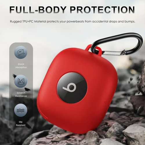 Vista 4 de Funda para Beats Powerbeats Pro 2, Funda Magnética a Prueba de Golpes para Auriculares Inalámbricos Powerbeats Pro 2 2025, Cubierta Protectora