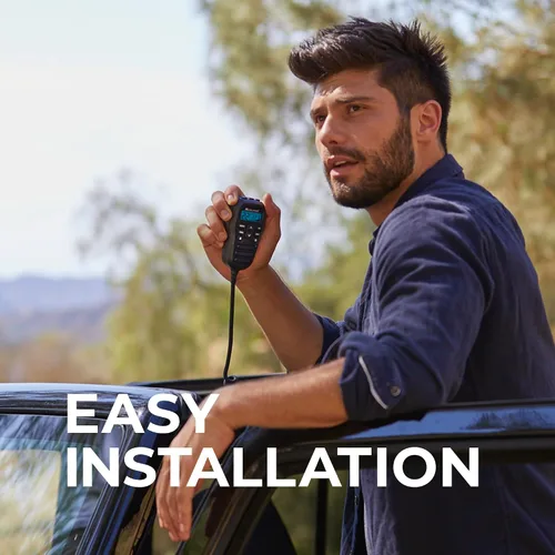 Vista 7 de Midland MXT275 15W MicroMobile GMRS Radio bidireccional