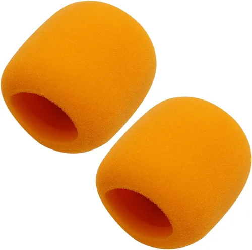 Vista 11 de Fielect 2 unids micrófono cubierta esponja espuma micrófono cubierta de micrófono de mano protección protección micro espuma filtro blanco