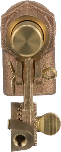 Vista 3 de Watts Serie 500 Válvula de flotador de bronce resistente de 1/2", entrada roscada NPT hembra, Montaje en pared de tanque, Brida mecanizada, Brazos