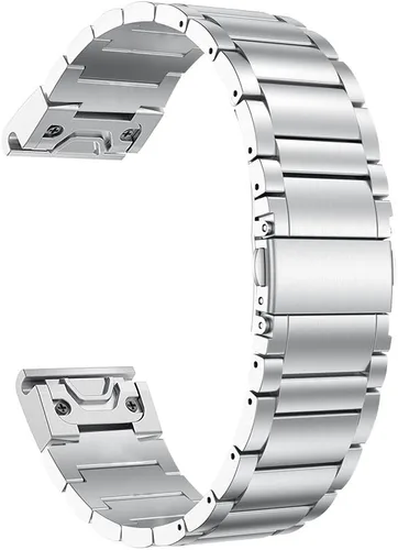 Vista 4 de LDFAS Fenix 8/7S/6S/5S Band, 20mm Titanium Metal Quick Fit Watch Strap Compatible for Garmin Fenix 7S/6S Pro/5S/5S Plus/D2 Delta S/Instinct 2S Bands