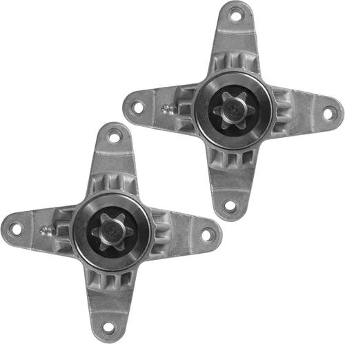 Vista 5 de Caltric Conjunto de 2 husillos compatible con MTD compatible con Cub Cadet compatible con Troy Bilt 918-0142 618-0142 918-0138 618-0138